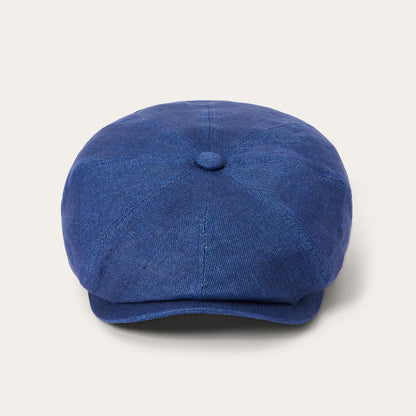 Linen Hatteras Cap | Stetson Navy