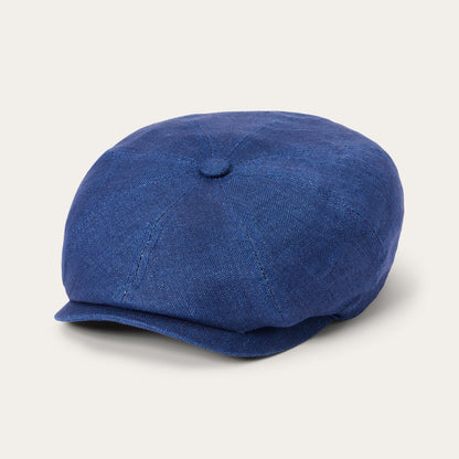 Linen Hatteras Cap | Stetson Navy