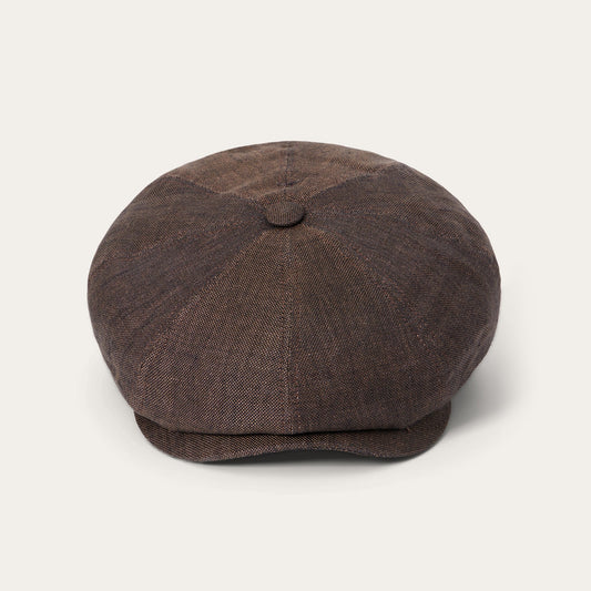 Linen Hatteras Cap | Stetson Brown
