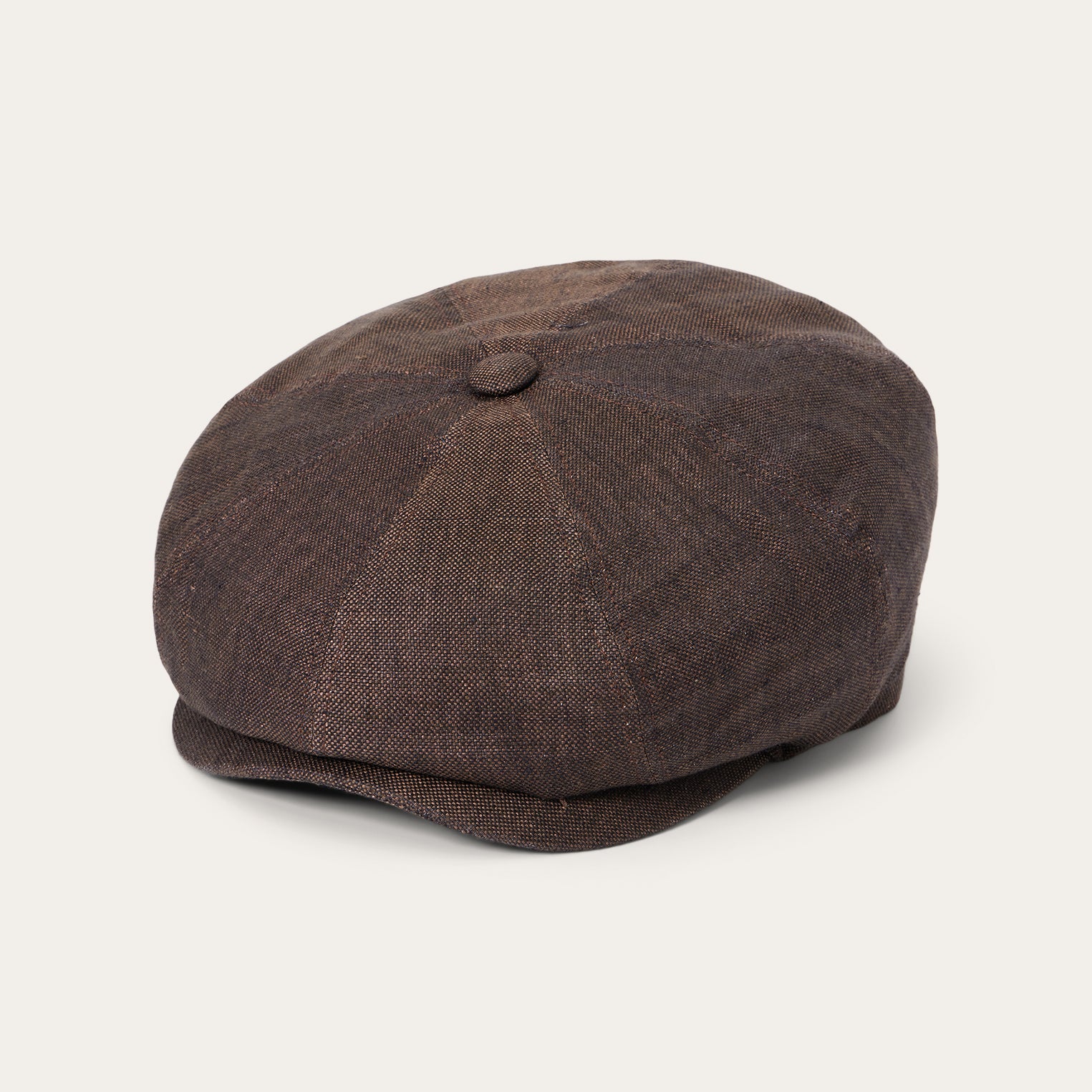 Linen Hatteras Cap | Stetson Brown