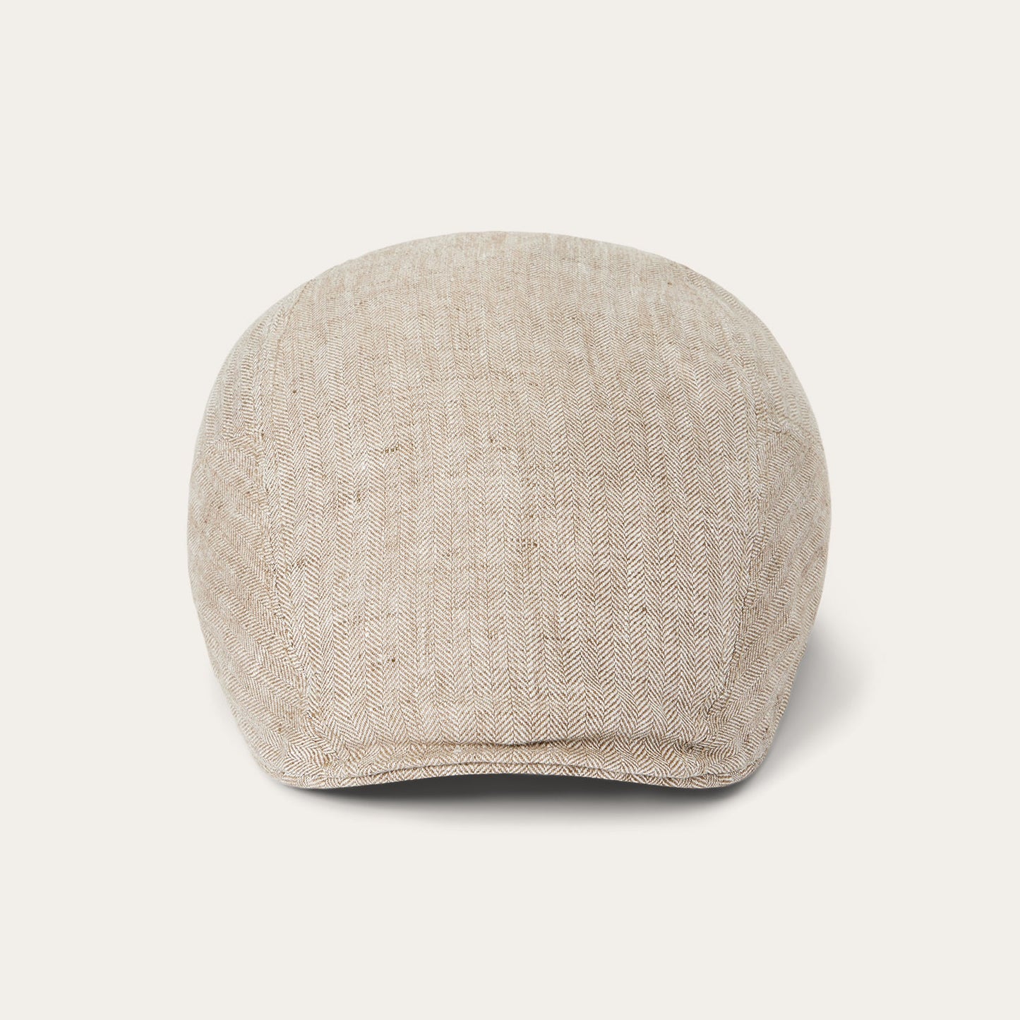 Herringbone Linen Ivy Cap | Stetson Beige Herringbone