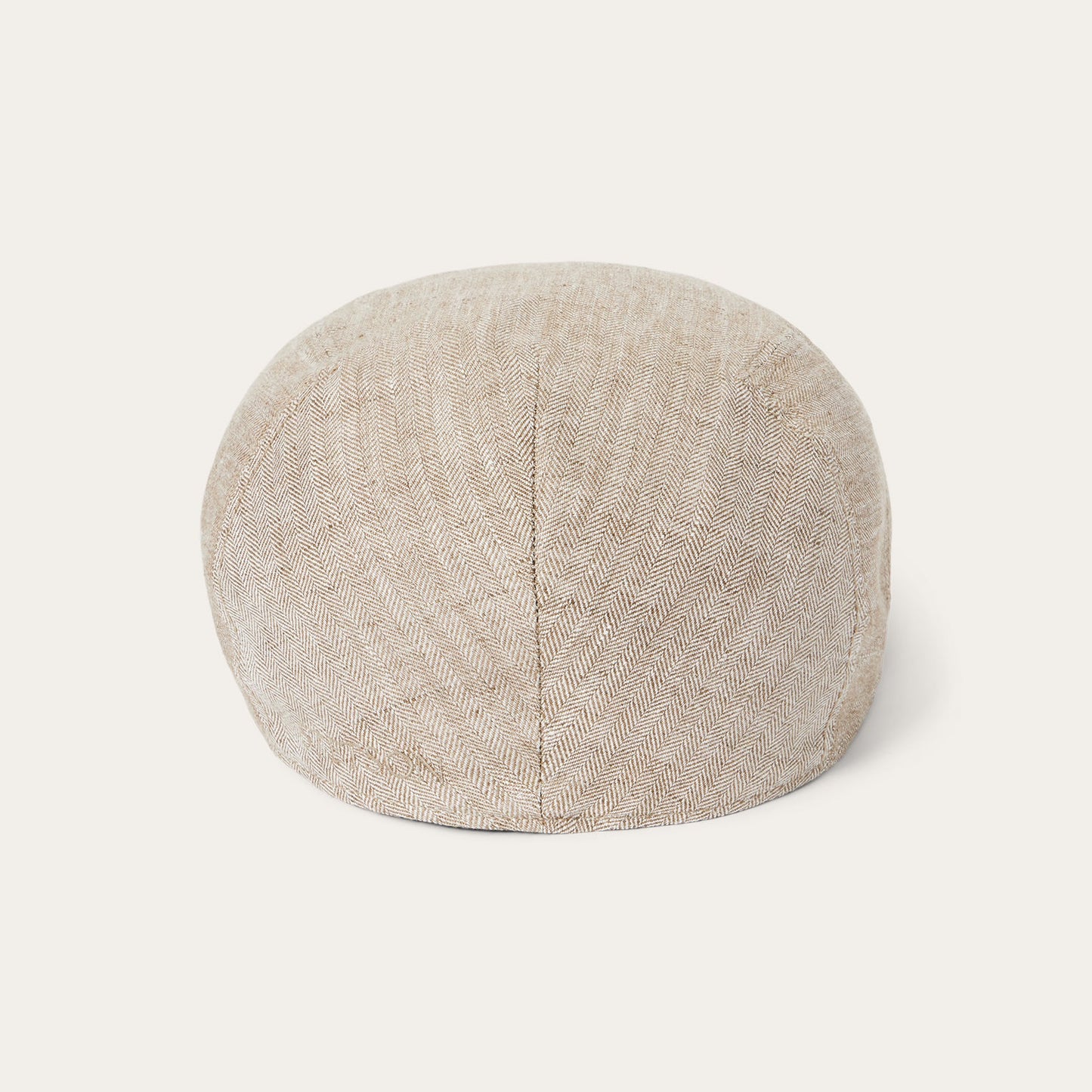 Herringbone Linen Ivy Cap | Stetson Beige Herringbone