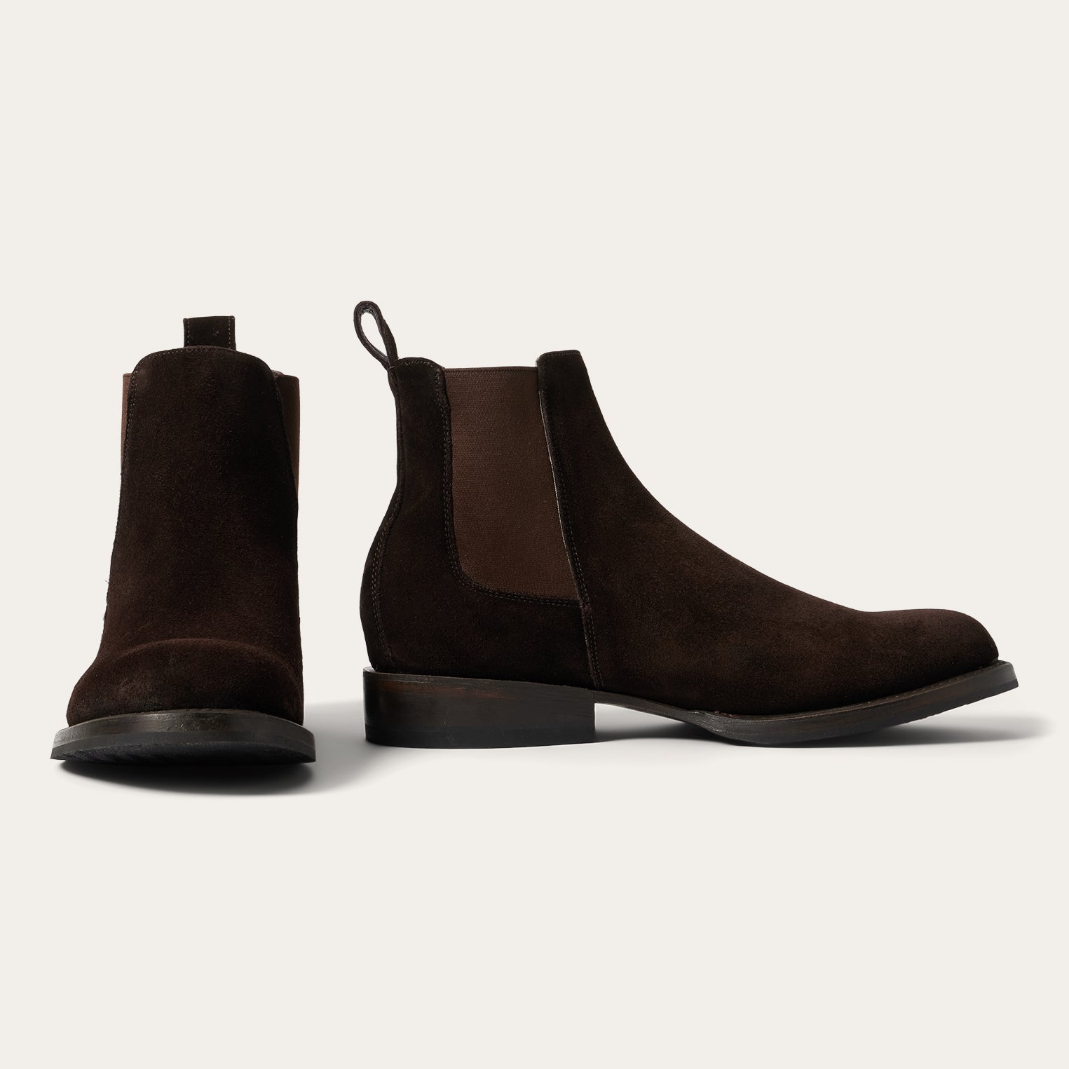 Suede Beat Chelsea Boot | Stetson Dark Brown