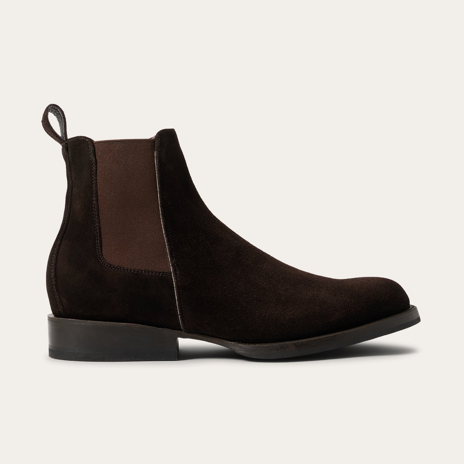 Suede Beat Chelsea Boot | Stetson Dark Brown