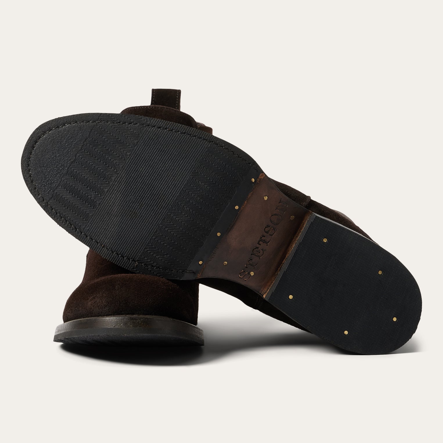 Suede Beat Chelsea Boot | Stetson Dark Brown