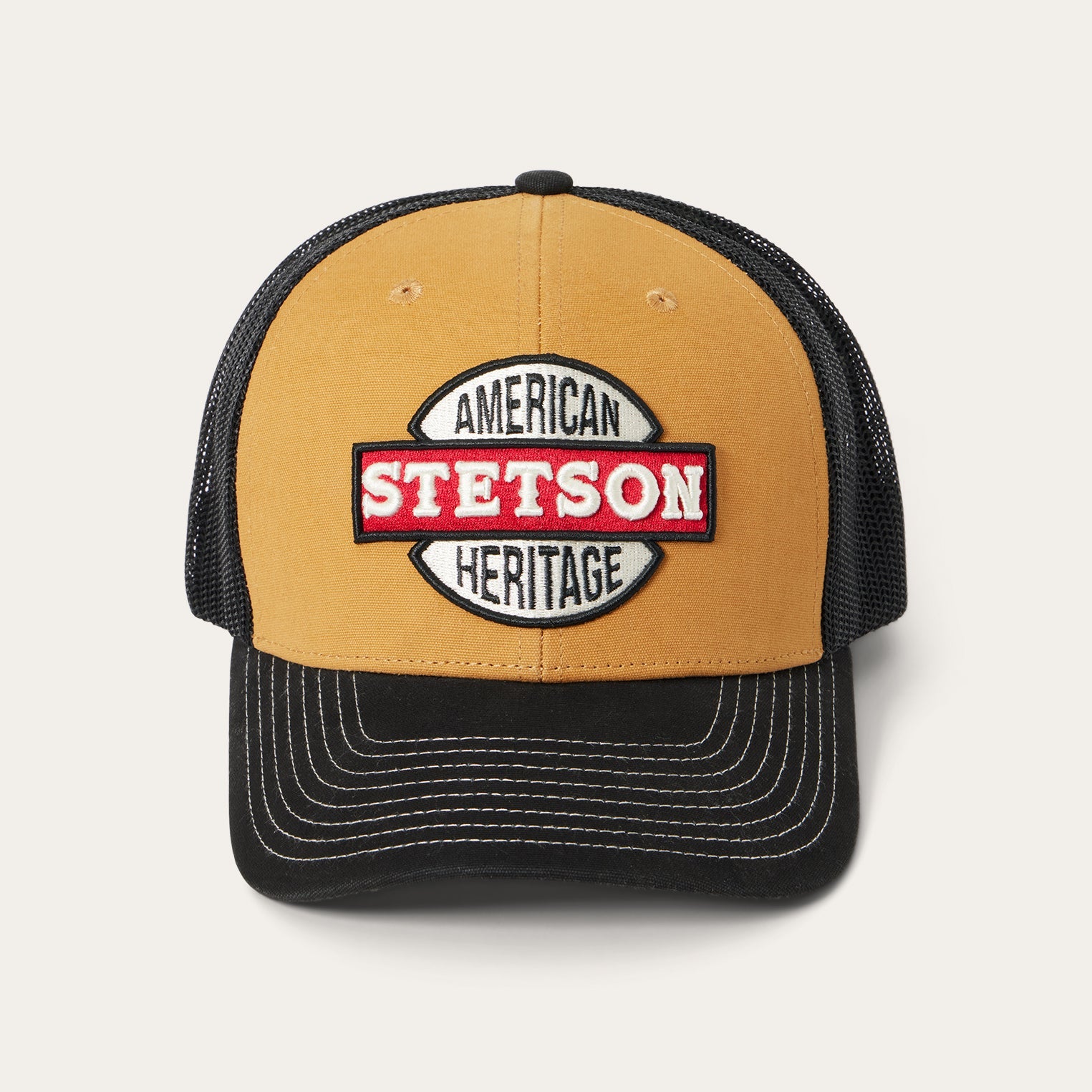 Tan Americana Trucker Cap | Stetson Tan