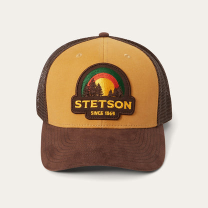 Tan Sunset Trucker Cap | Stetson Tan