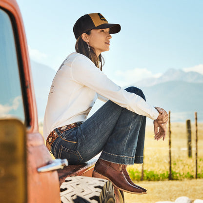 Tan Sunset Trucker Cap | Stetson Tan