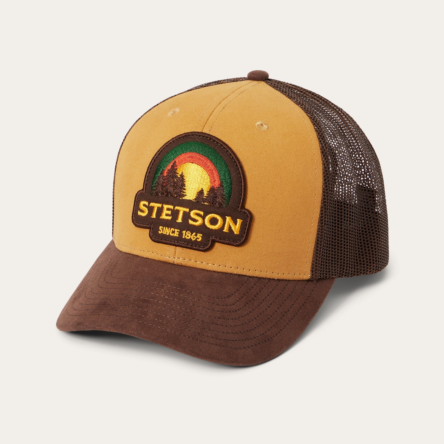 Tan Sunset Trucker Cap | Stetson Tan