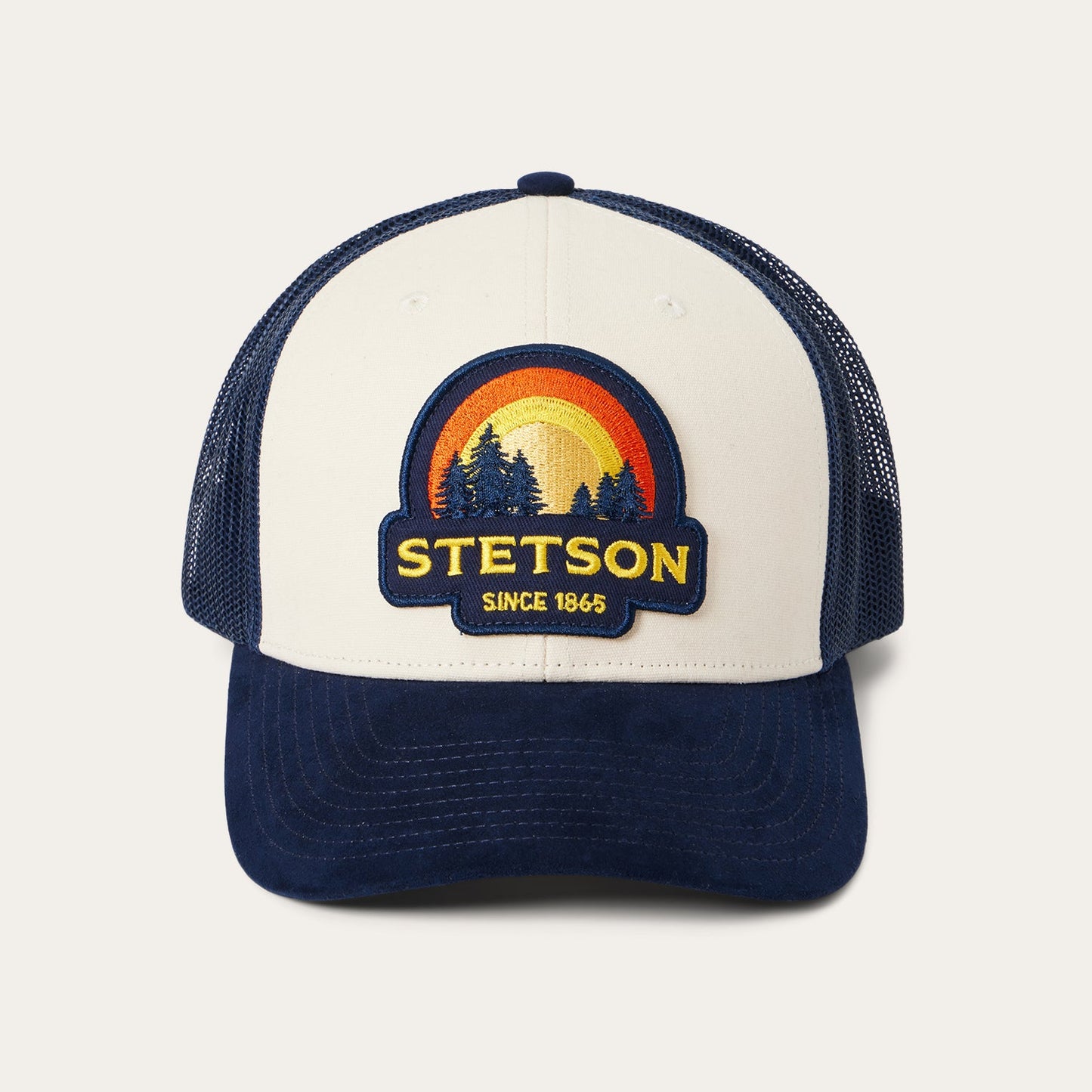 Cream Sunset Trucker Cap | Stetson Cream