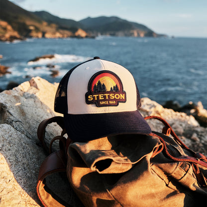 Cream Sunset Trucker Cap | Stetson Cream