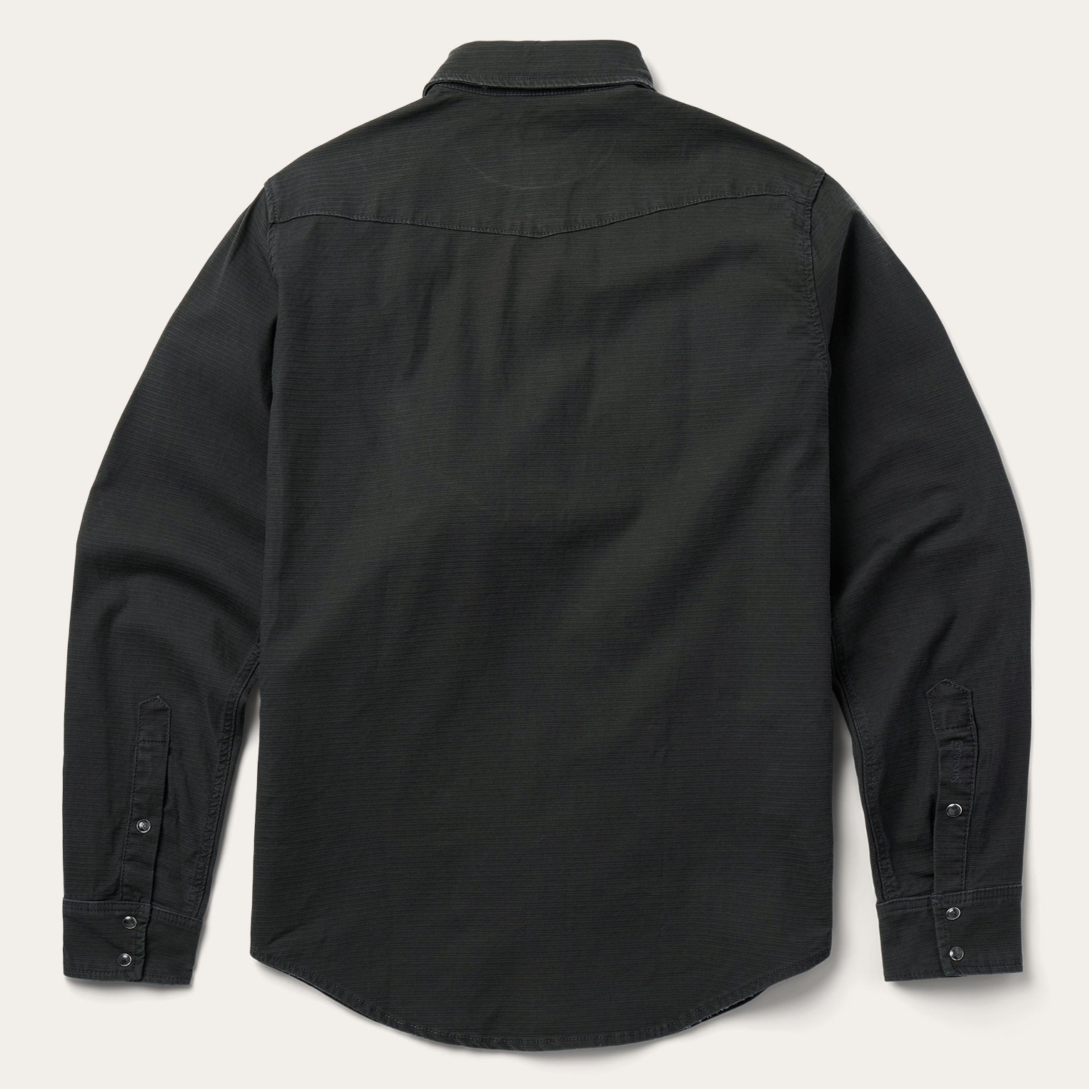 Charcoal Corded Denim Shirt | Stetson Grey
