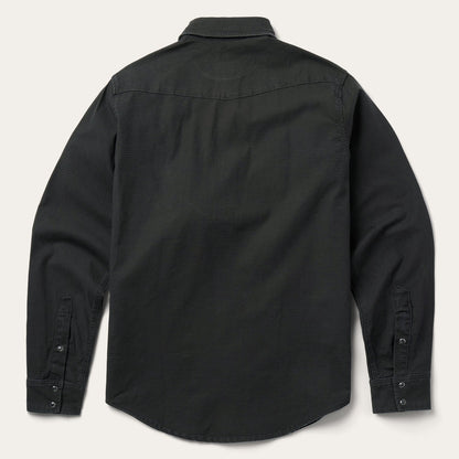 Charcoal Corded Denim Shirt | Stetson Grey