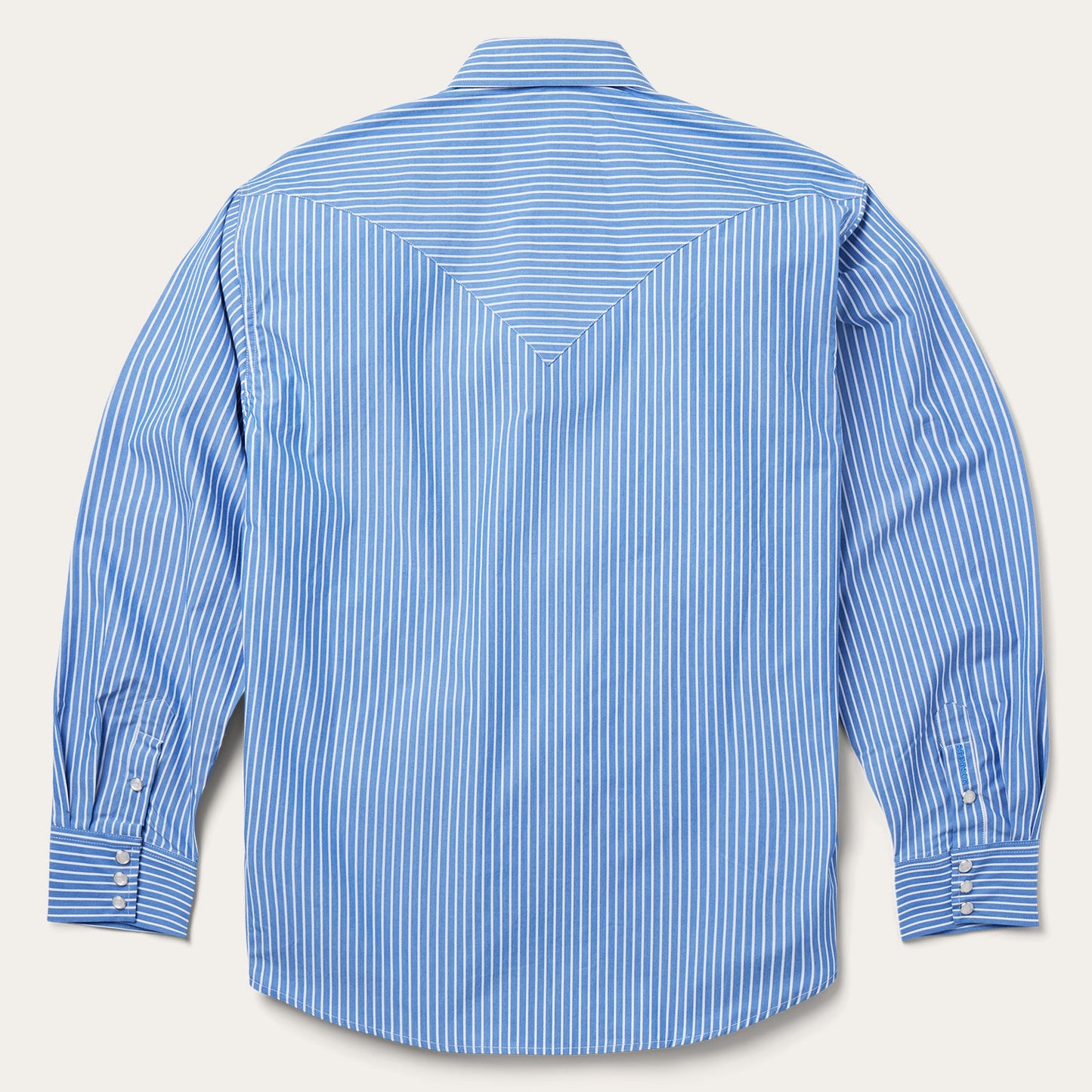 Blue Western Stripe Shirt | Stetson Blue