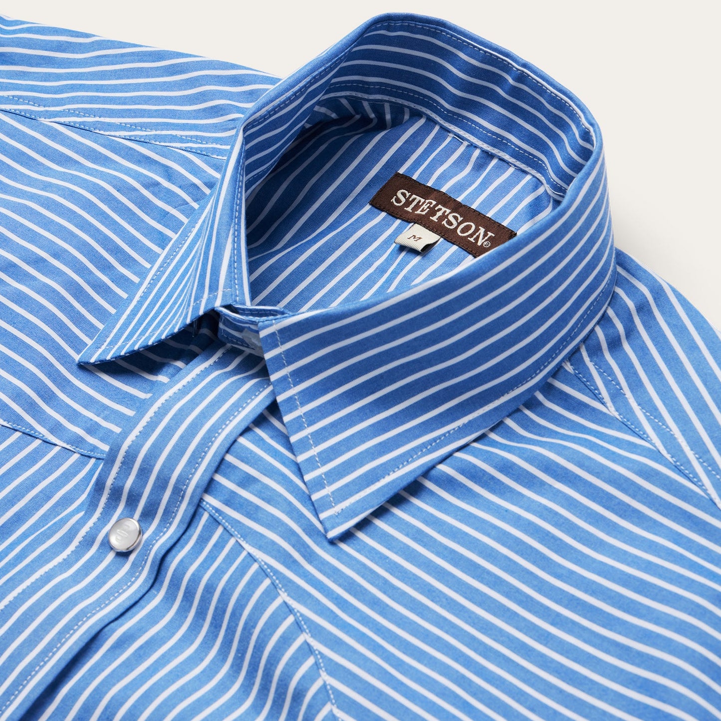 Blue Western Stripe Shirt | Stetson Blue