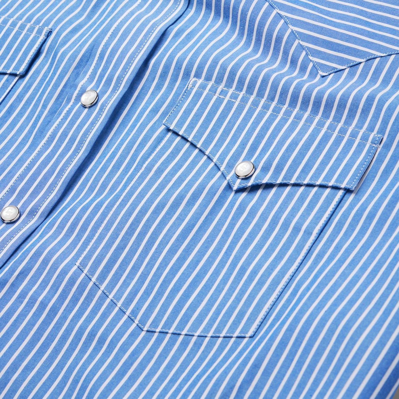 Blue Western Stripe Shirt | Stetson Blue