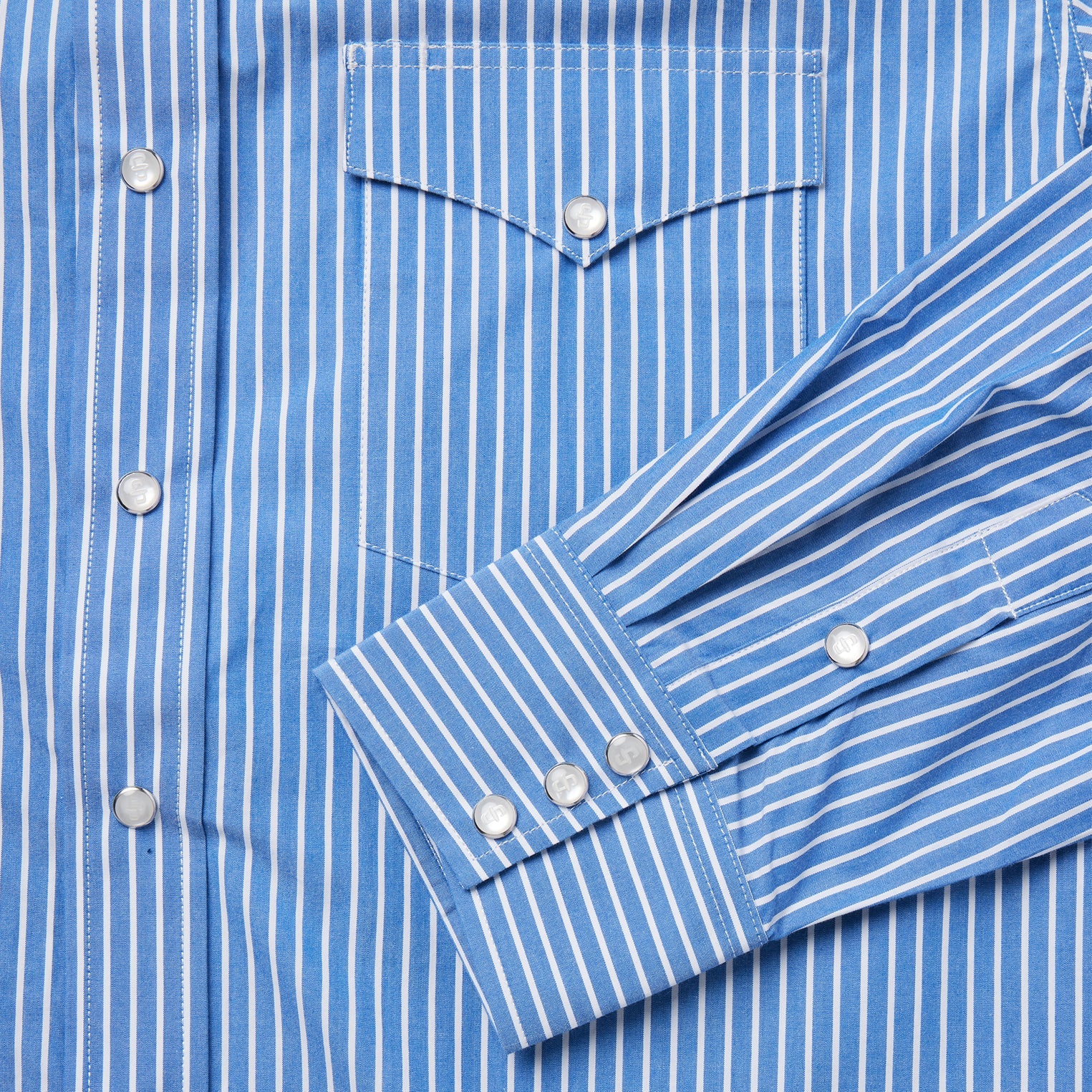 Blue Western Stripe Shirt | Stetson Blue