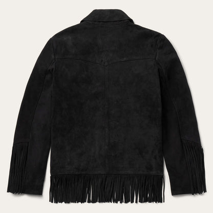Fringe Suede Jacket | Stetson Black