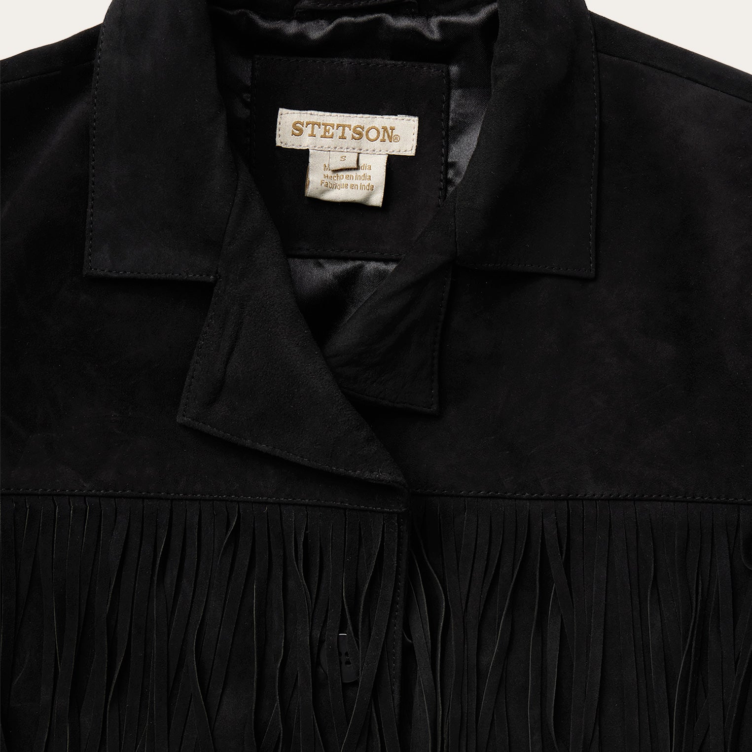 Fringe Suede Jacket | Stetson Black