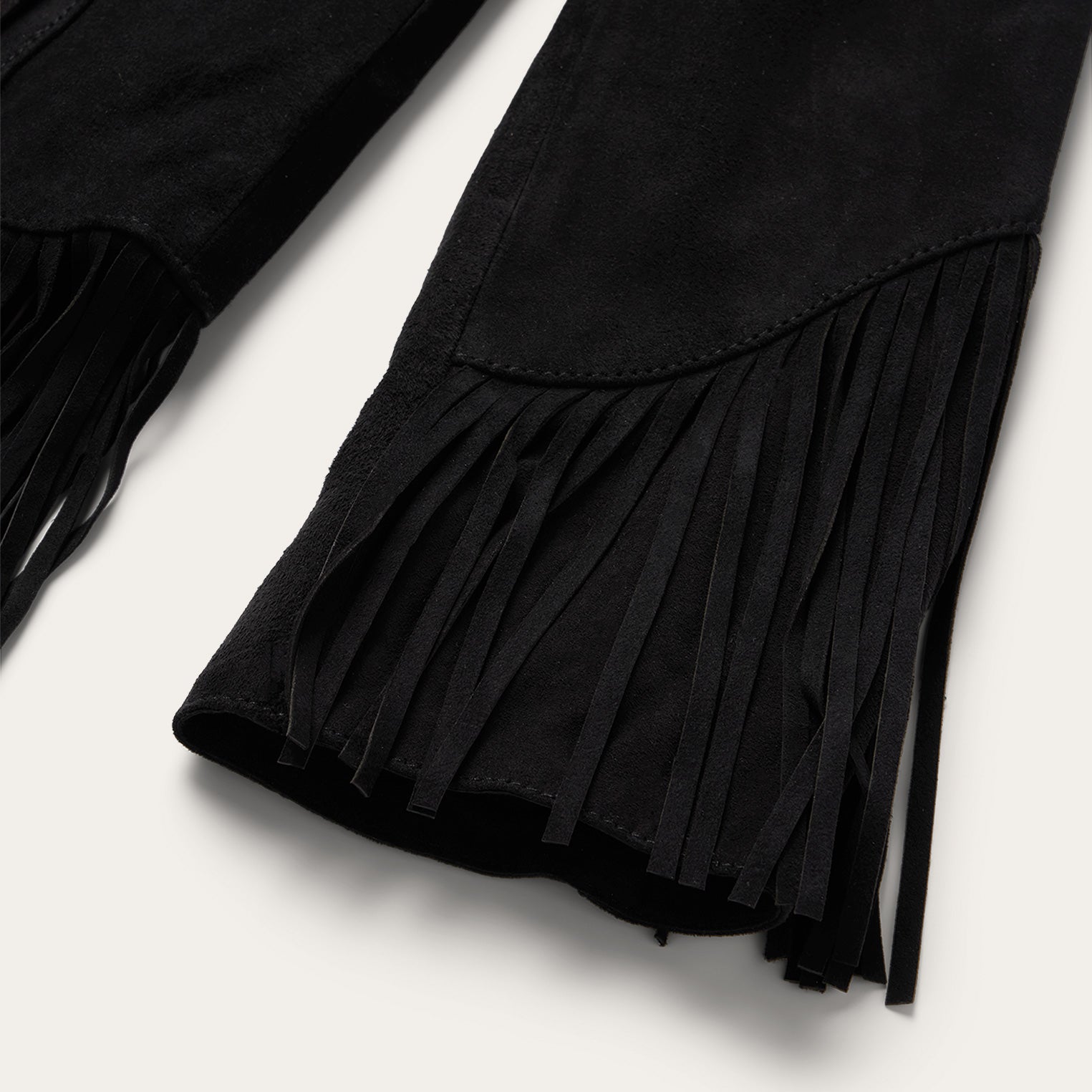 Fringe Suede Jacket | Stetson Black