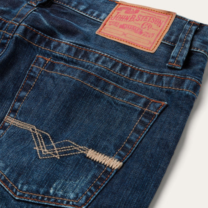 1520 Standard Straight Leg Jean | Stetson Blue