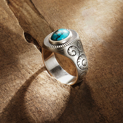 Filigree Ring with Turquoise | Stetson