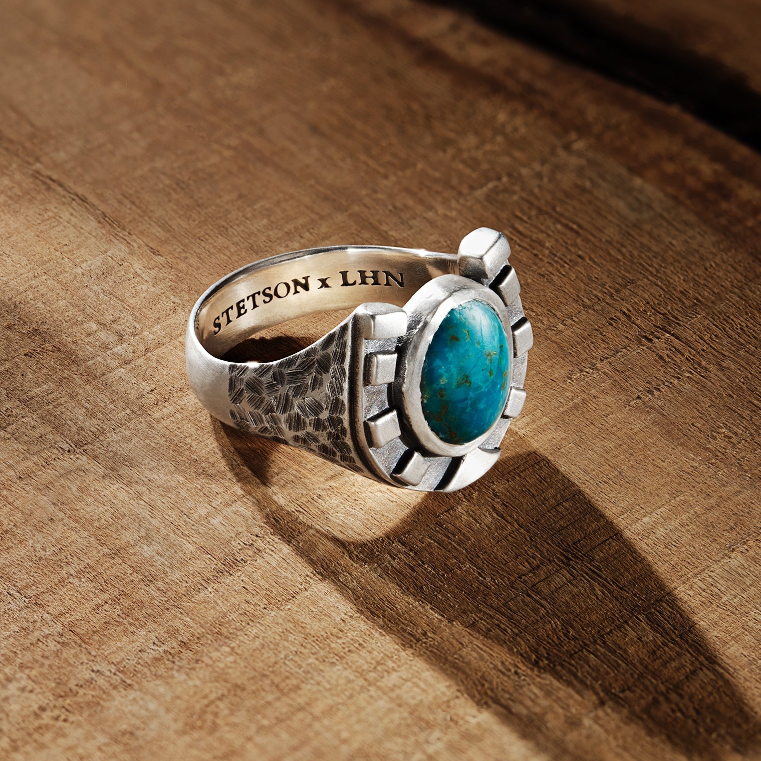 Horseshoe Ring with Turquoise | Stetson