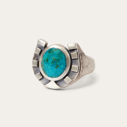 Horseshoe Ring with Turquoise | Stetson