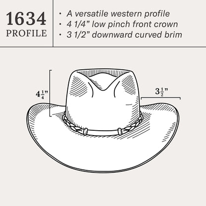 Drifter 4X Cowboy Hat | Stetson Stone