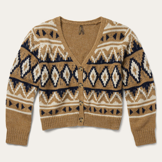 Gold Aztec Cardigan | Stetson Yellow