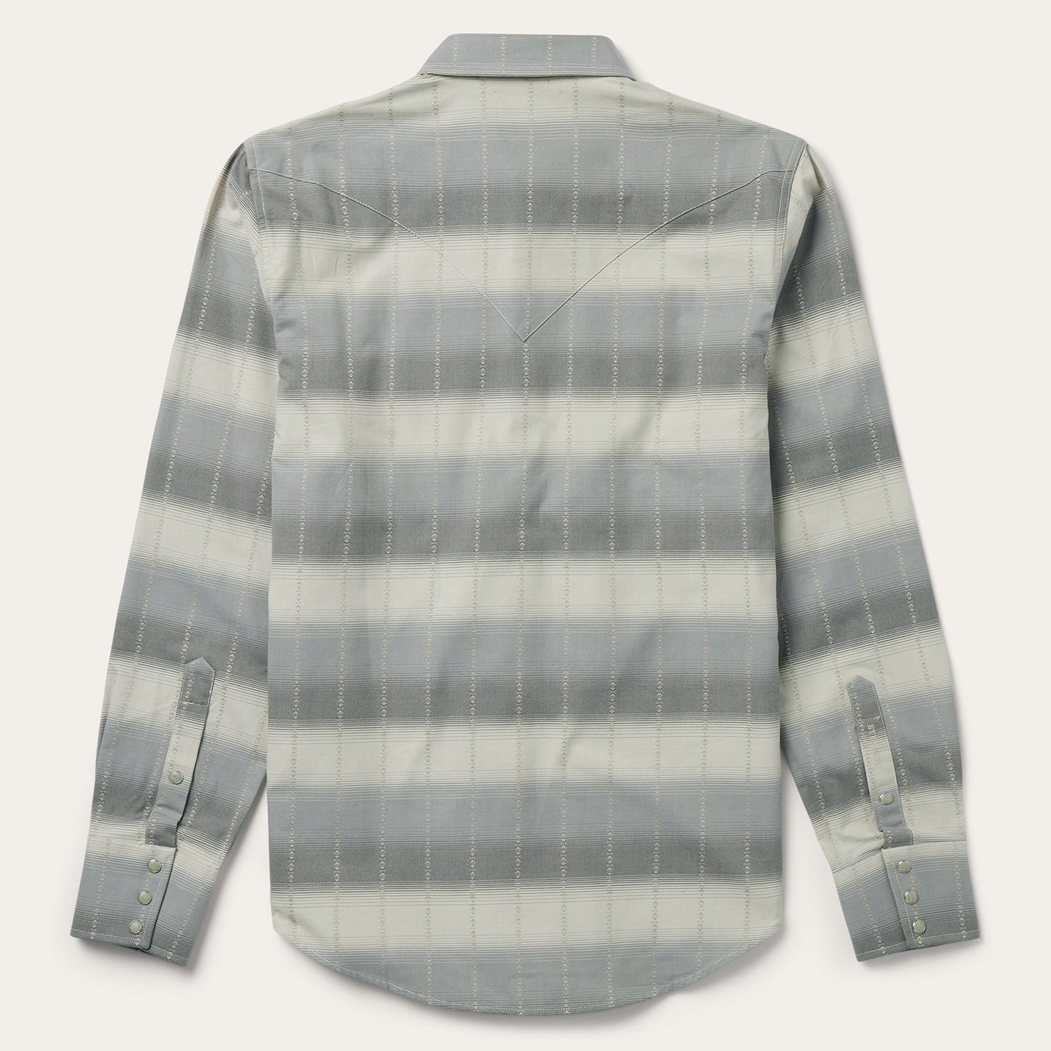 Serape Dobby Twill Western Shirt | Stetson Brown