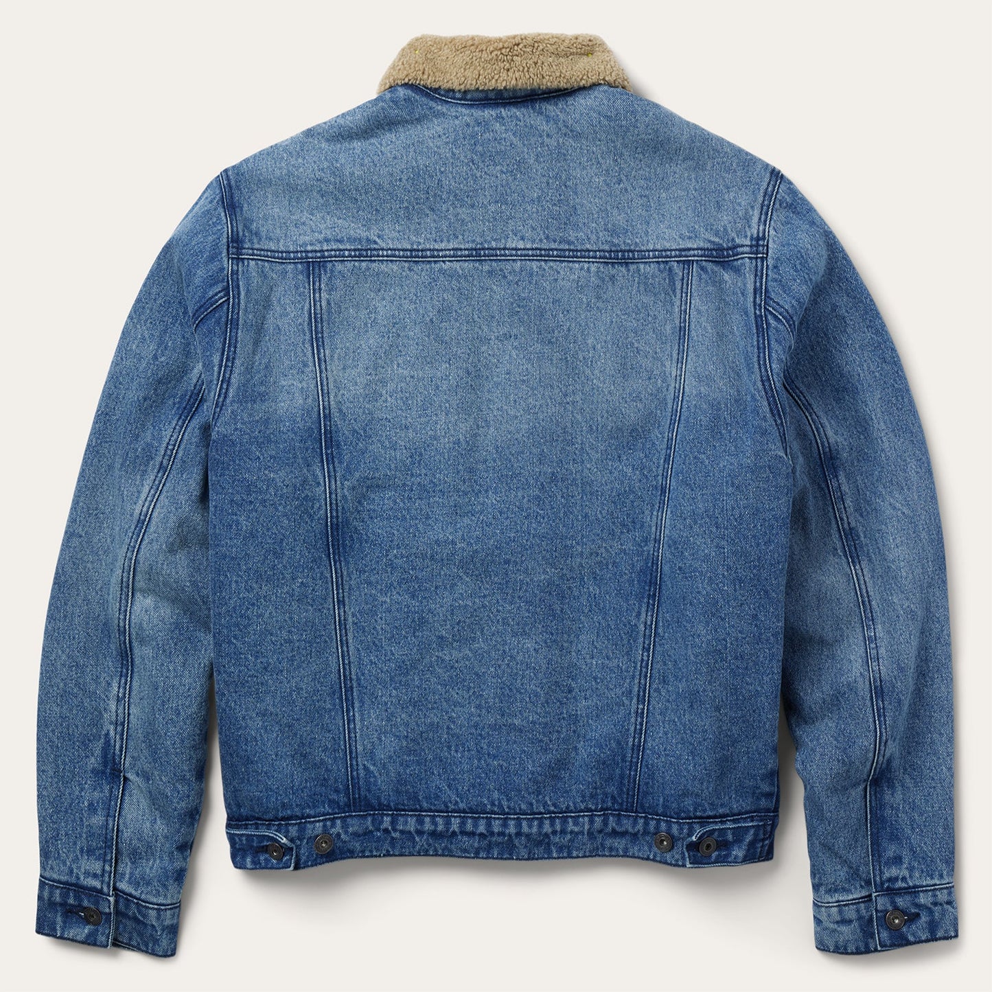 Denim Sherpa Jacket | Stetson Blue