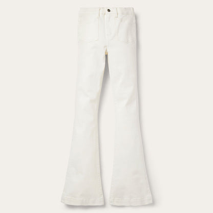 921 High Rise Flare Fit Jean | Stetson White