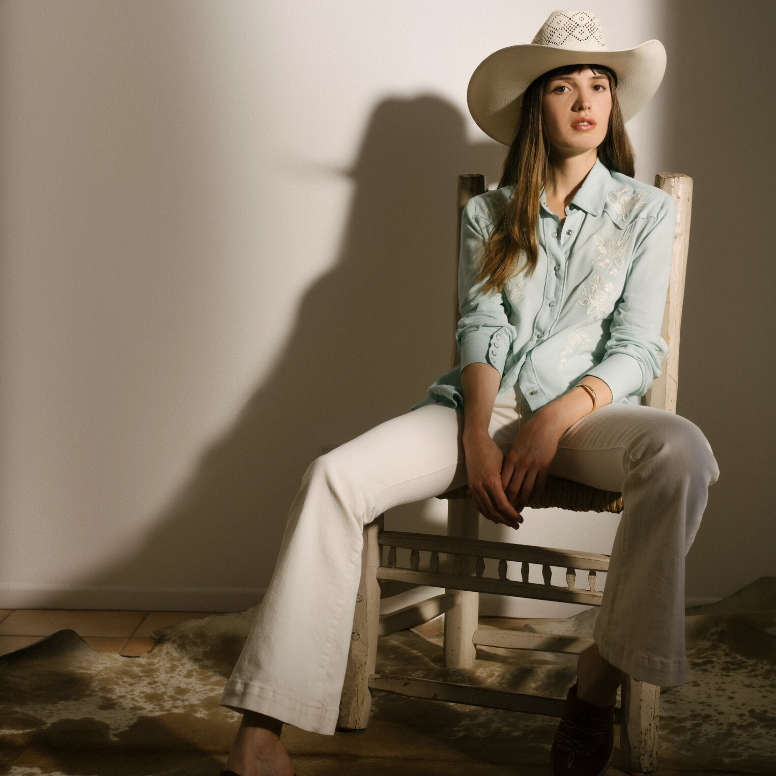 921 High Rise Flare Fit Jean | Stetson White