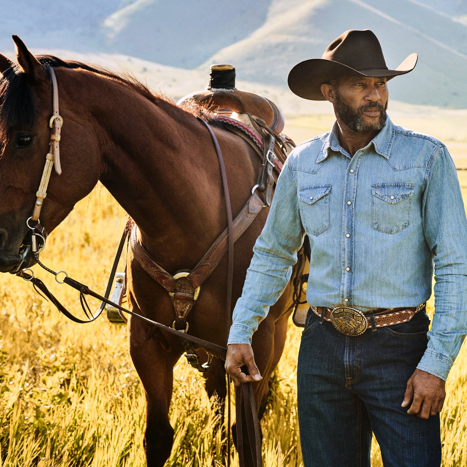 1520 Fit Standard Straight Leg Jean | Stetson Blue