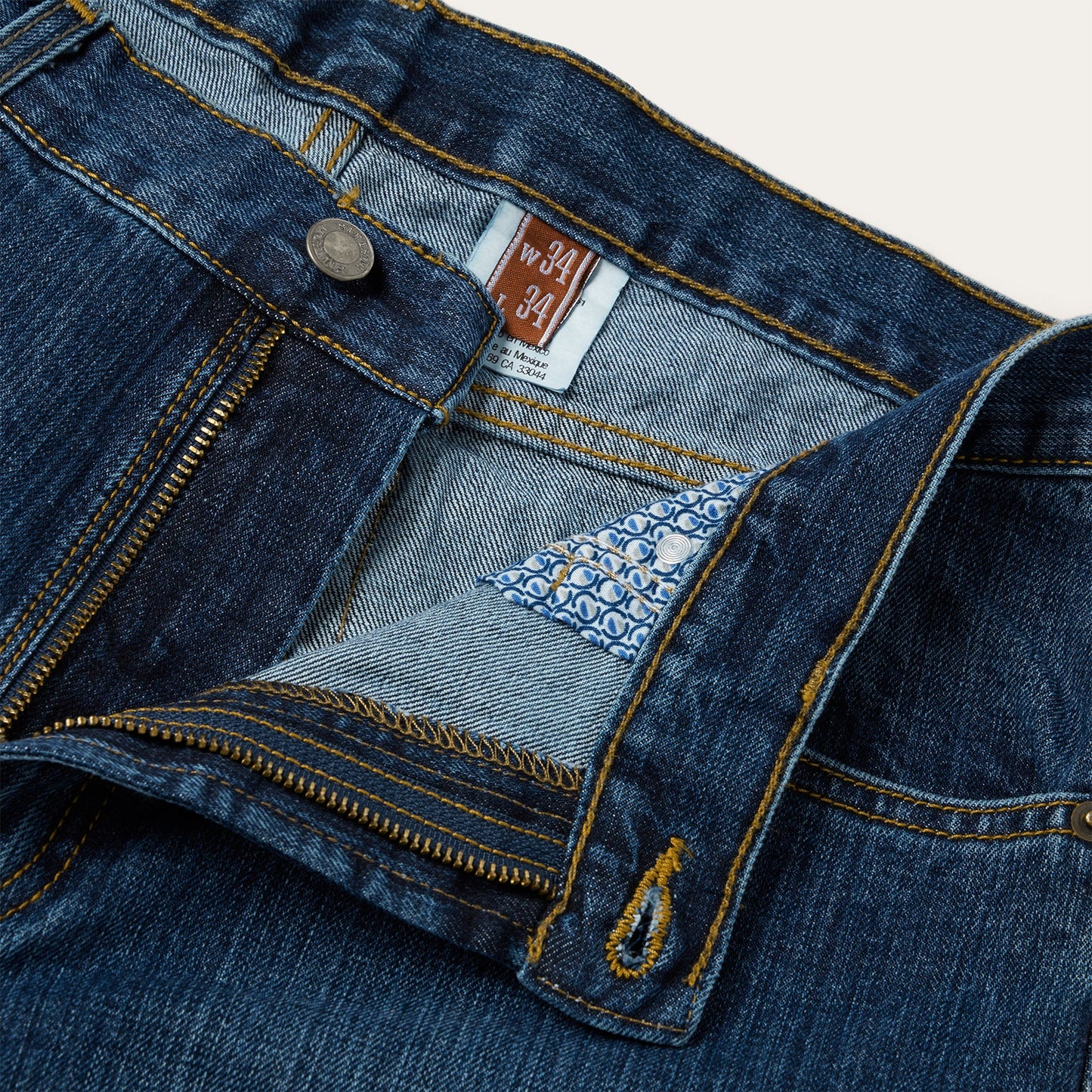 1520 Fit Standard Straight Leg Jean | Stetson Blue