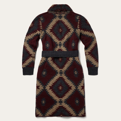 Aztec Duster Sweater | Stetson Wine