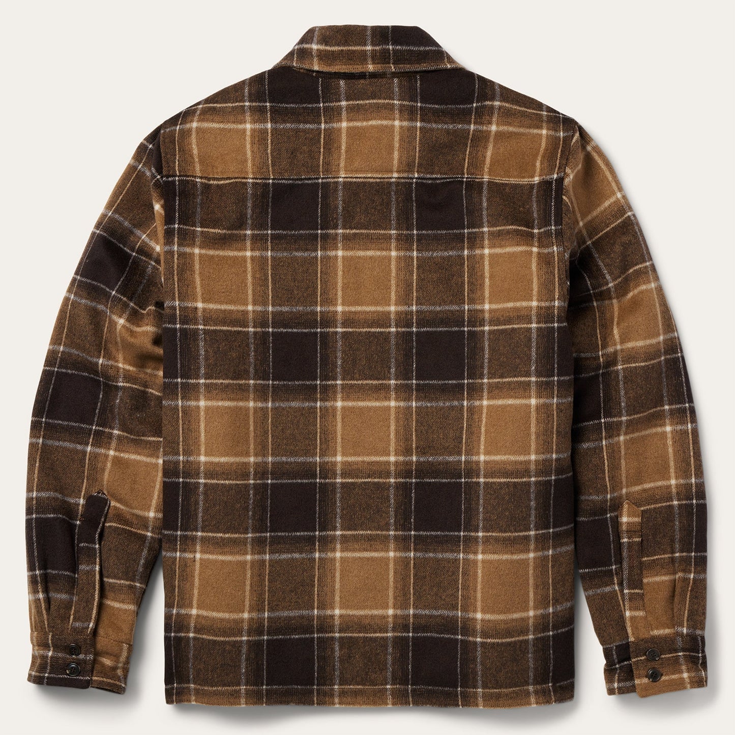 Brown Plaid Western Coat | Stetson Brown