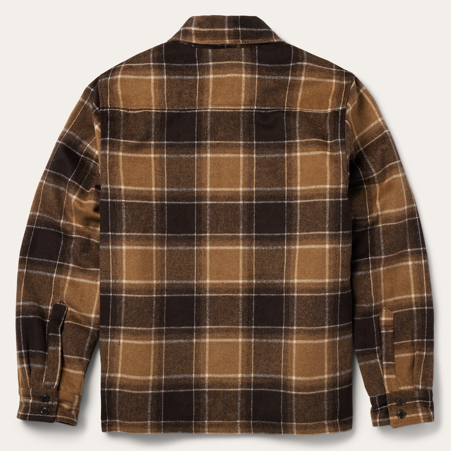 Brown Plaid Western Coat | Stetson Brown