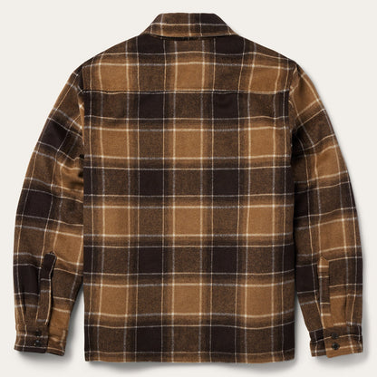 Brown Plaid Western Coat | Stetson Brown