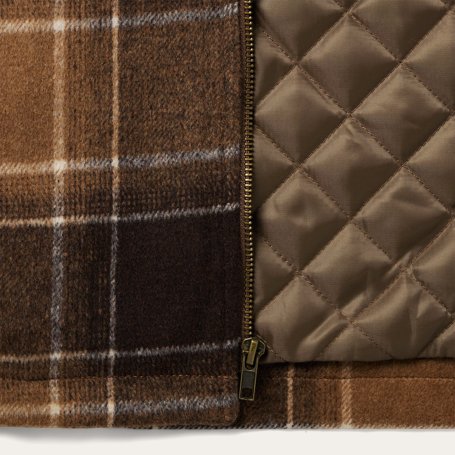 Brown Plaid Western Coat | Stetson Brown