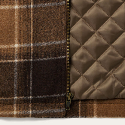 Brown Plaid Western Coat | Stetson Brown