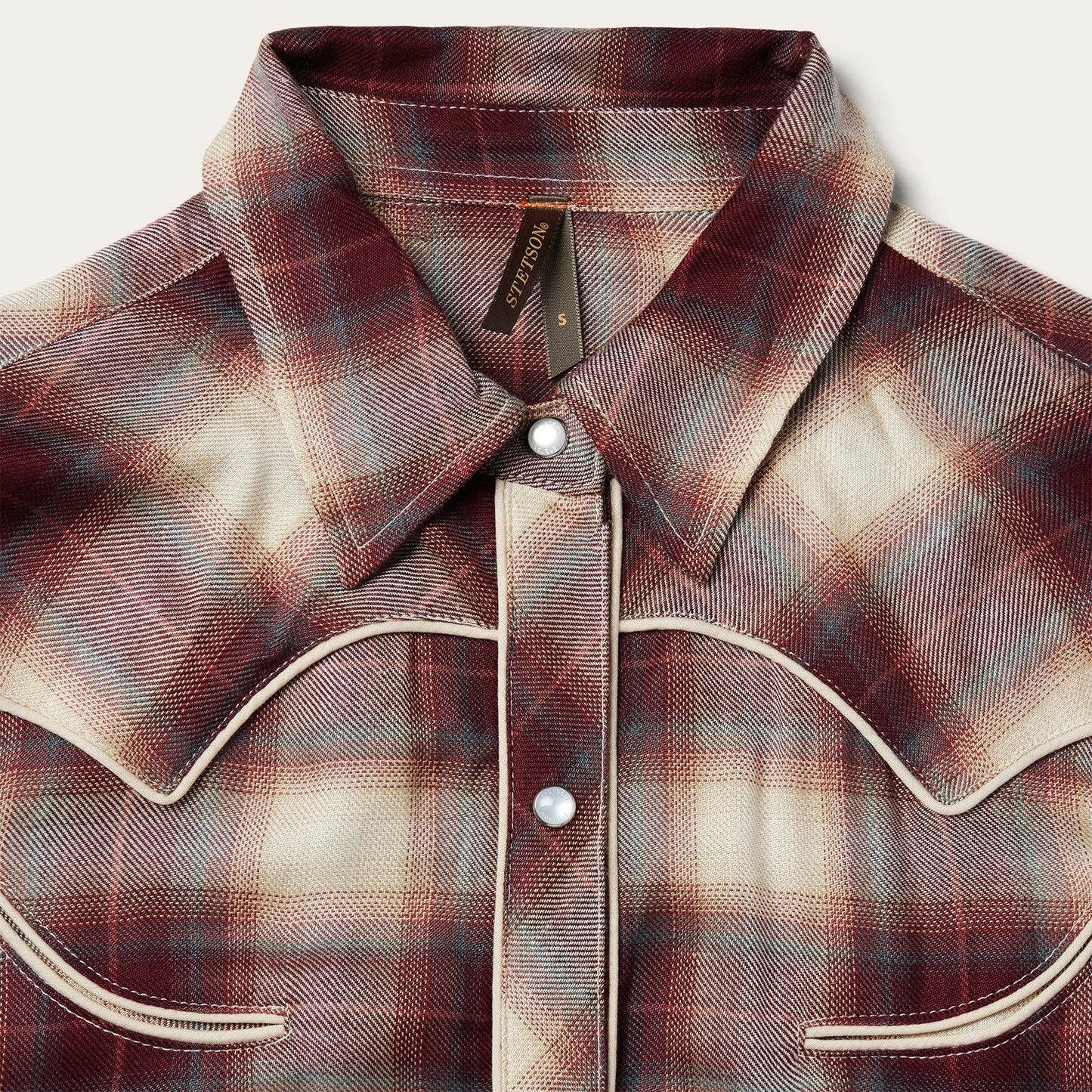 Black Cherry Plaid Shirt Dress | Stetson Red