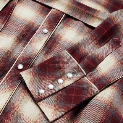 Black Cherry Plaid Shirt Dress | Stetson Red