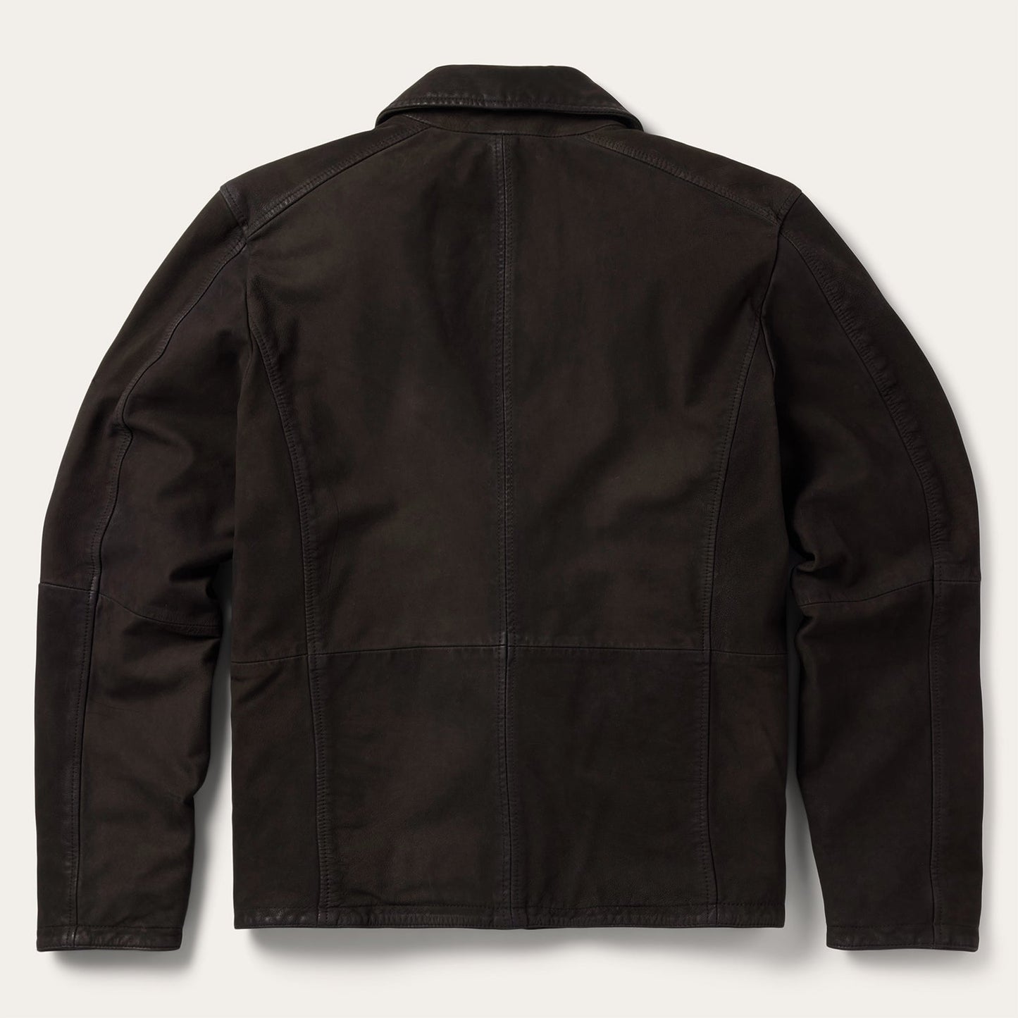 Zip Front Suede Leather Jacket | Stetson Brown