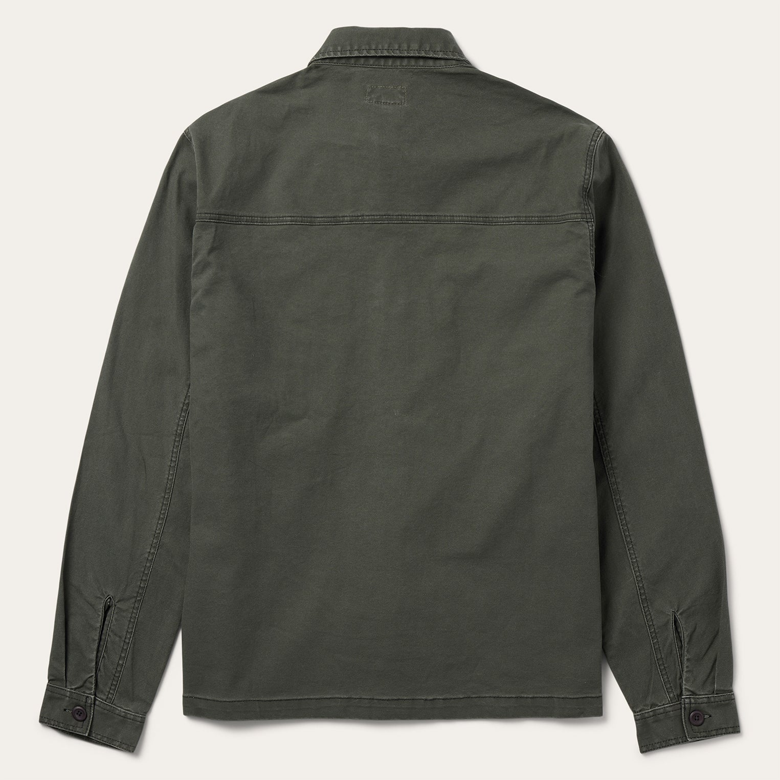 Stretch Canvas Jac-Shirt | Stetson Green