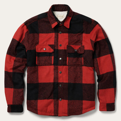 Buffalo Plaid Western Coat | Stetson Red