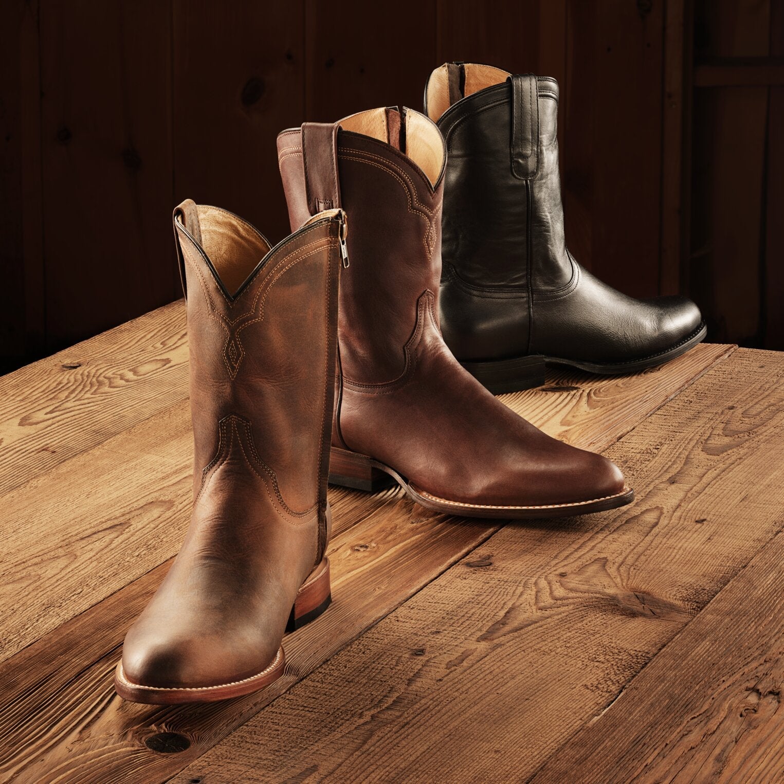 Rancher Zip Roper | Stetson Oiled Brown