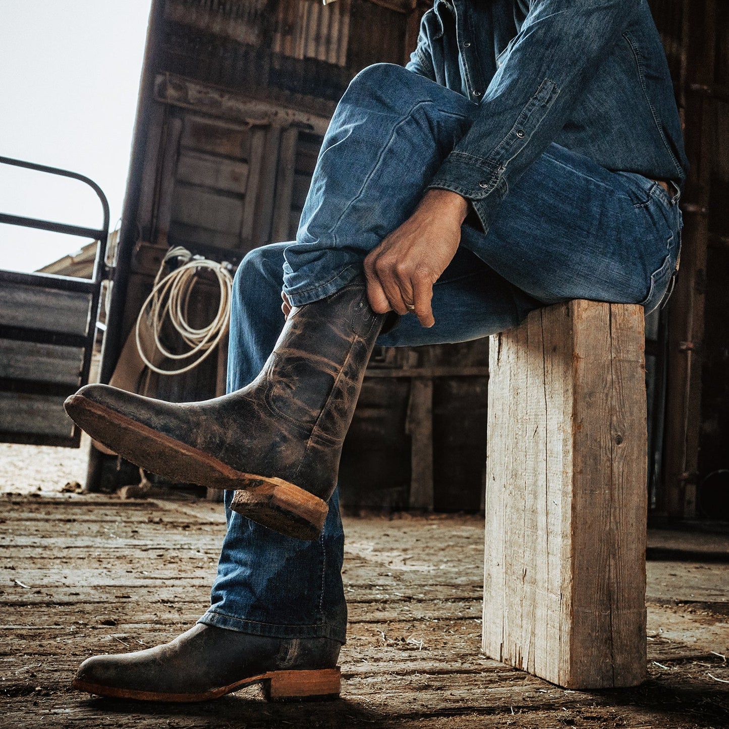 Rancher Zip Roper | Stetson Oiled Walnut