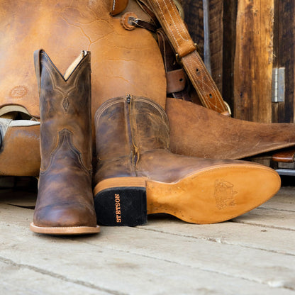 Rancher Zip Roper | Stetson Oiled Walnut